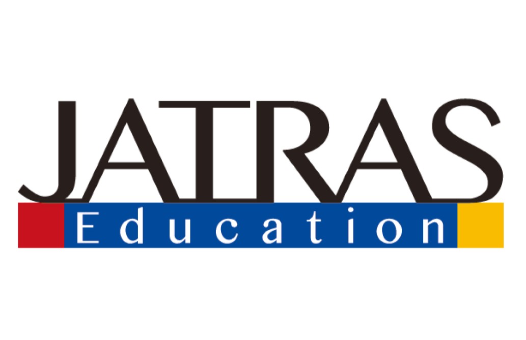 当協会のロゴマークができました。英語の略称JATRASと教育のEDUCATIONを図案化しました。